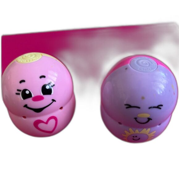 Vtg. Fisher Price Set Of 2 Weebles Wobble But They Don't Fall Down Roly Polys - Picture 3 of 5